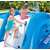 Intex Kool Splash inflatable water slide, blue and white, 333x206x117cm, kids climbing the ladder