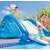 Intex Kool Splash inflatable water slide, blue and white, 333x206x117cm, kids playing on the slide