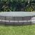 Intex Deluxe grey Pool Cover on metal frame pool