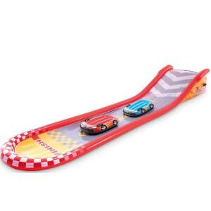Intex 561x119x76cm Racing Fun Inflatable Slide (57167NP) #red 49100644 Articole de plaja