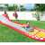 Kids having fun on Intex Racing Fun inflatable water slide