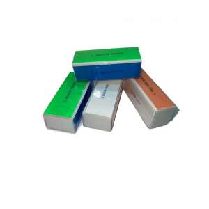 Négyoldalú köröm polírozó, a körmök simításához és polírozásához, négy különböző szemcsemérettel, professzionális és otthoni használatra - Köröm buffer