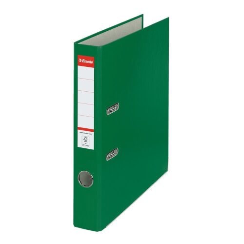 Iratrendező A4, 5cm, élvédő sínnel, 81196 Esselte Economy zöld 177390561 - Esselte