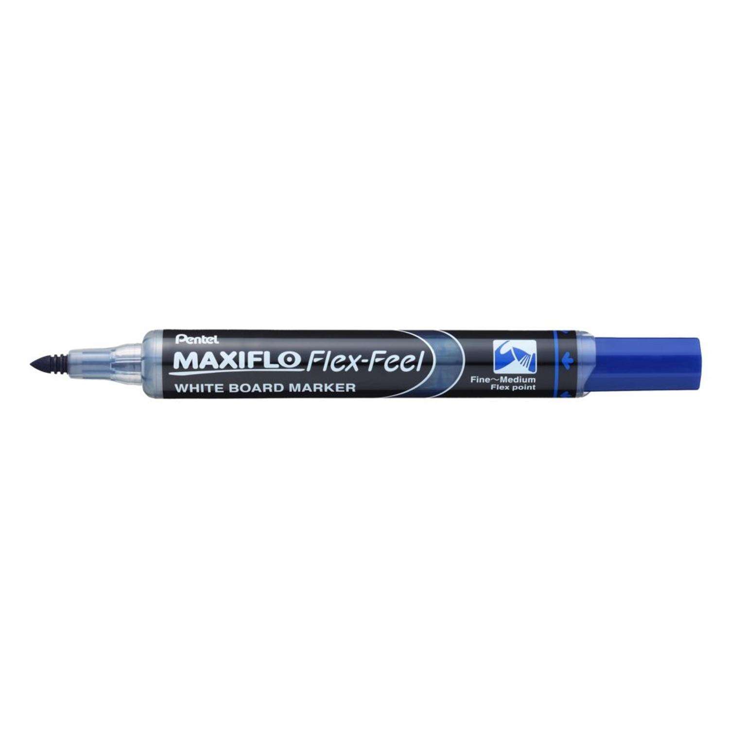 Marcator de bord Pentel Maxiflo Flex-Feel MWL5SB albastru, ALBASTRU