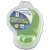 Esperanza green gel mouse pad with wrist rest, packaged