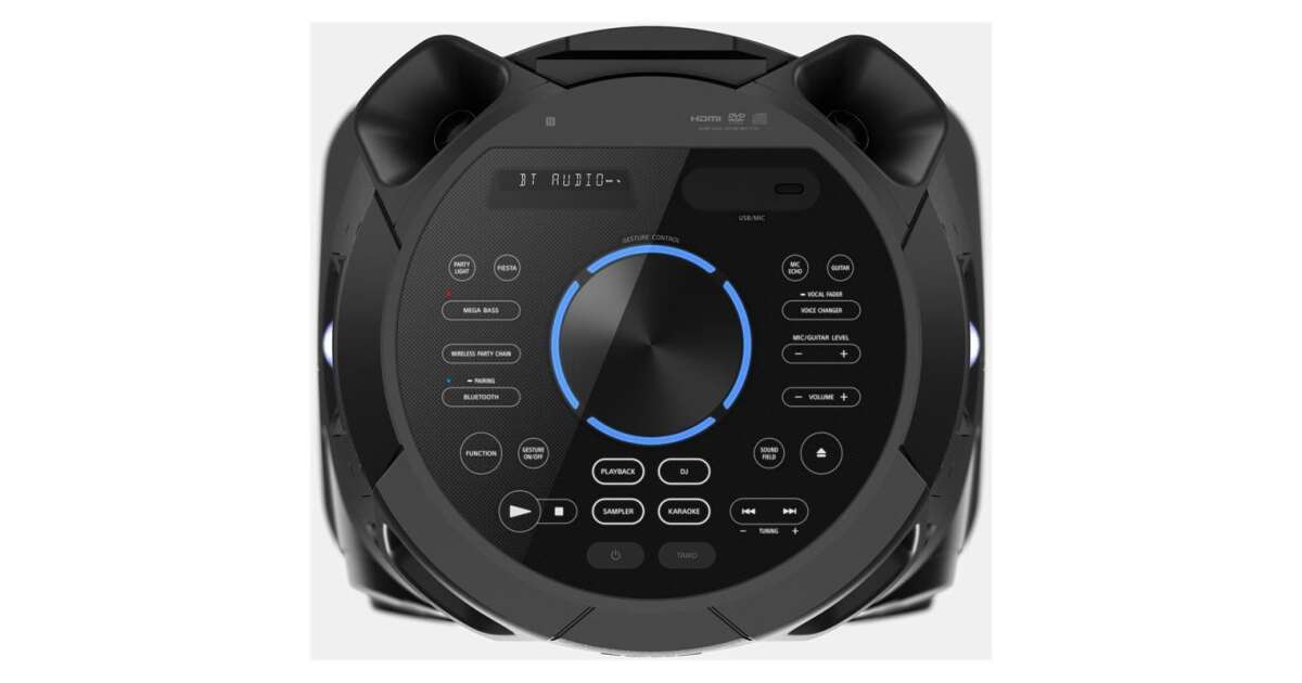 Sony MHCV73D Bluetooth Party Speaker Black Pepita.hu
