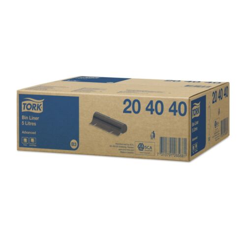 Tork B3 5 literes szemeteszsák karton, 1000 darab