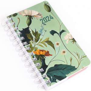 Realsystem 2024 zsebnaptár virágos mintával - REALSYSTEM