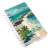 2025 Realsystem pocket calendar with beach and palm tree design