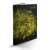 2024 Realsystem weekly planner with black cover and yellow floral design