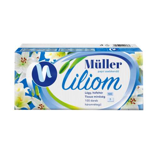Papírzsebkendő 3 rétegű 100 db/csomag Liliom illatmentes