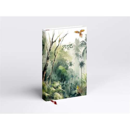 Realsystem 2024 A/5 daily planner with tropical design