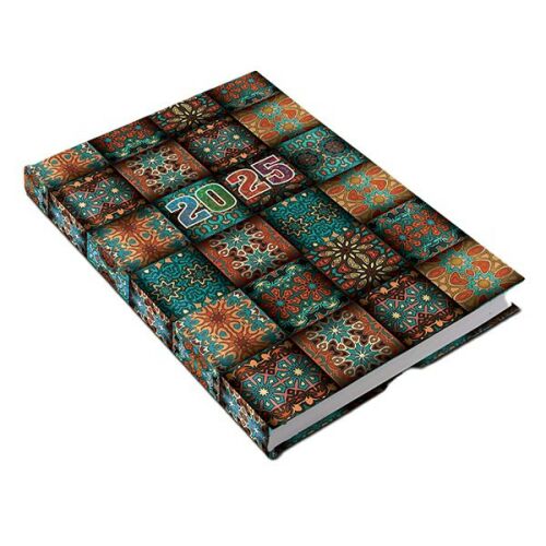 Realsystem 2024 Daily Planner - Mosaic A/5 - patterned cover