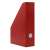 Red Herlitz file folder, 7cm spine, cardboard, foldable