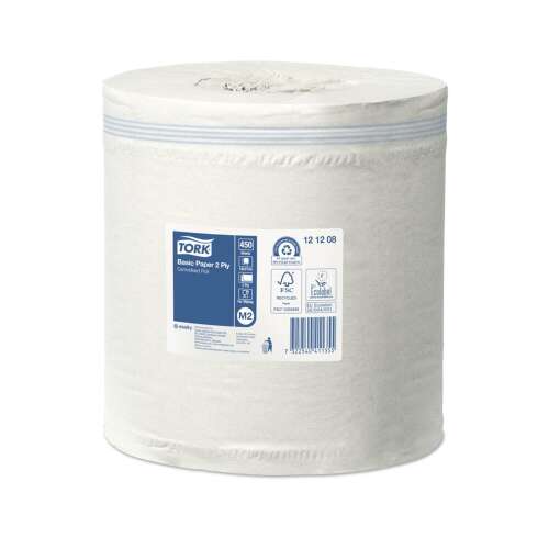 Tork Universal 2 rétegű kéztörlő tekercs, fehér