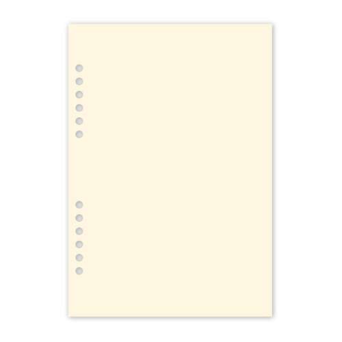 Realsystem Gyűrűs kalendárium utántöltő L méret sárga papíros