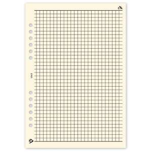 Realsystem 1/513 négyzethálós jegyzetpapír utántöltő csomag L méretű gyűrűs naptárhoz - REALSYSTEM