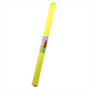 Roll of yellow crepe paper, 50x200cm - Crepe paper