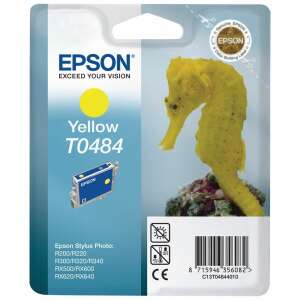 Epson T0484 Yellow Ink Cartridge for Epson Stylus Photo Printers - Printer & scanner