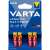 Varta Longlife Max Power AAA alkáli elemek, 4 db-os csomag
