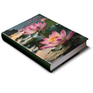 Realsystem Librobella 2025 Női Naptár, B/6, Tulipán Mintás - REALSYSTEM