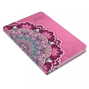 Fiestina 2024 Mandala Tagesplaner, Rosa - REALSYSTEM