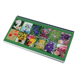 Realsystem 2022-es asztali naptár virágokkal - REALSYSTEM