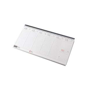 Realsystem 2024 Asztali Naptár, Heti Beosztás, Kék Műbőr Borítás - REALSYSTEM