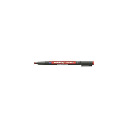 Edding 143 B permanent marker, red, 1-3mm