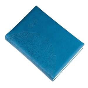 Librobella 2024-es napi határidőnapló nőknek, kék, B/6-os méret - REALSYSTEM