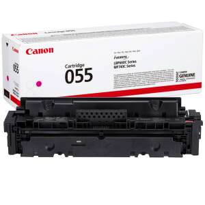 Canon CRG-055 Magenta Laser Toner Cartridge, Genuine, 2,100 pages - Printer & scanner