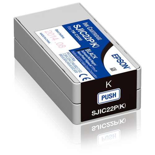Epson SJIC22P(K) C3500 Ink Cartridge Black 32.6ml, C33S020601