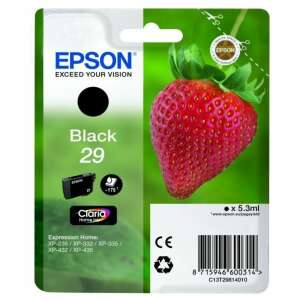 Epson Claria 29 T2981 Black tintapatron eredeti C13T29814012 Eper 79150366 