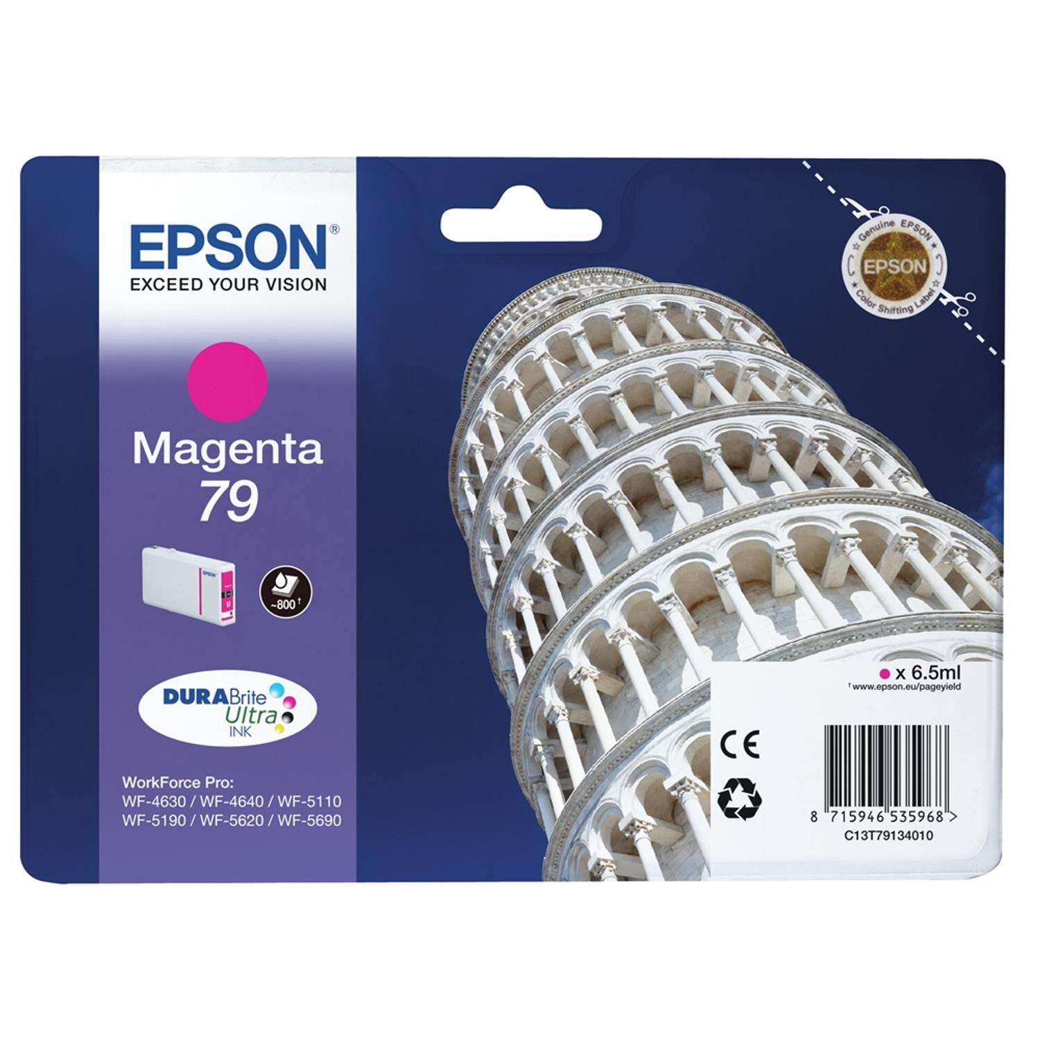 Epson DURABrite 79 T7913 Magenta tintapatron eredeti C13T79134010...