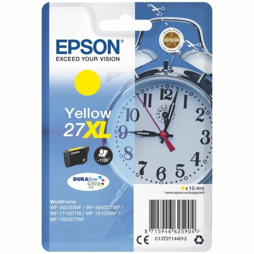 Epson T2714 Tintapatron Yellow 10,4ml No.27XL, C13T27144012 170878297 - Epson