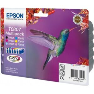 Epson T0807 Multipack tintapatron - Eredeti Claria Photographic tinta - Epson