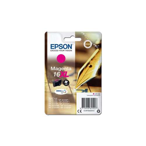 Epson T16 T1623 Magenta tintapatron eredeti C13T16234010 Töltőtollhegy