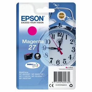 Wkład atramentowy Epson 27 Magenta - Oryginalny tusz Epson T2703 - Epson