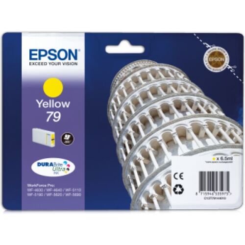 Epson DURABrite 79 T7914 Yellow tintapatron eredeti C13T79144010 Pisai ferde torony 170827281 - Irodaszer