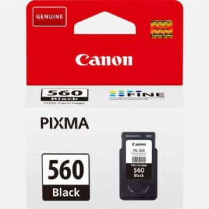 Canon PG-560 Black Ink Cartridge - Genuine - Computers and Accessory