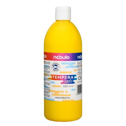 Nebulo tempera festék, sárga, 500ml