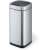 Stainless steel trash can with sensor lid, 35 liter capacity