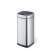 Stainless steel trash can with sensor lid, 35 liter capacity