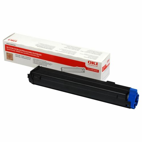 Oki B410 B430 B440 lézertoner eredeti 3,5K 43979102 172904262 - OKI