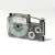 Casio XR-6X1 6mm Clear Label Tape, Black Ink