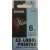 Casio XR-6X1 6mm Clear Label Tape Cartridge, Black Ink
