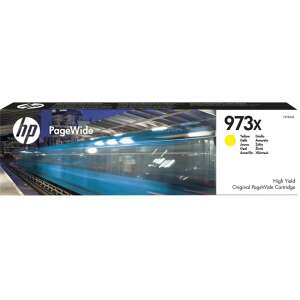 HP 973X nagy kapacitású eredeti PageWide patron sárga tintapatron - Nyomtató kellék