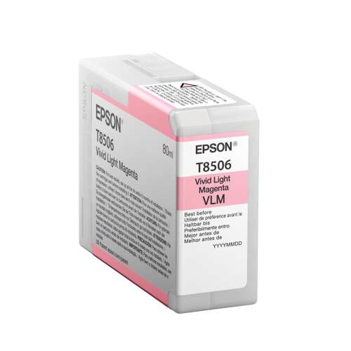 Epson T8506 Vivid Light Magenta Pigment Tintapatron - 80ml