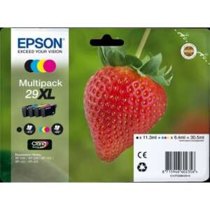 Epson Claria 29XL Multipack Ink Cartridges, Black, Cyan, Magenta, Yellow - Office Supply