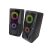 Esperanza Baila USB 2.0 RGB Hangszórók, Fekete